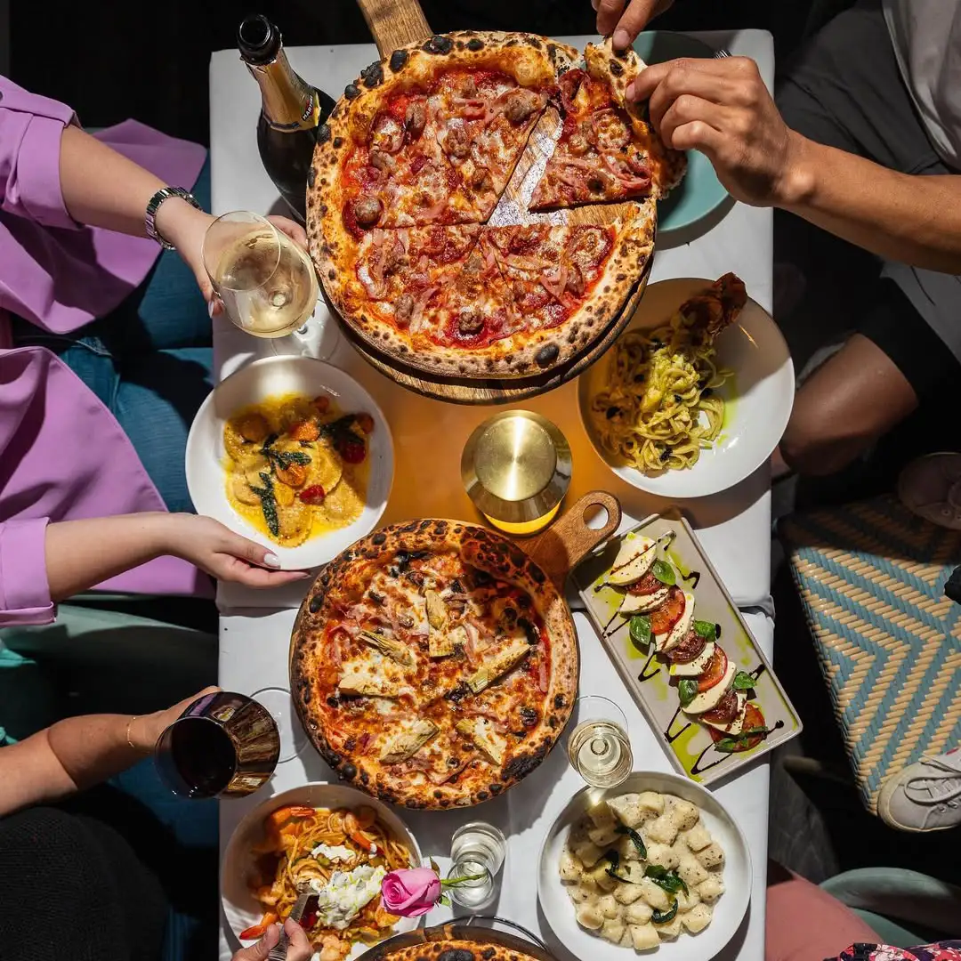 Italian Food and pizza